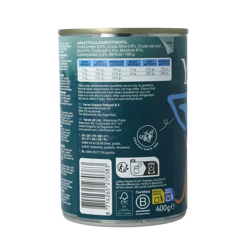 Yarrah Kat pate met vis bio - Afbeelding 2