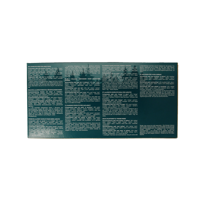 Yarrah Hondenvoer multipack pate kip rund kalkoen bio - Afbeelding 3