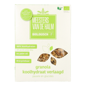 De Halm Granola koolhydraat verlaagd bio