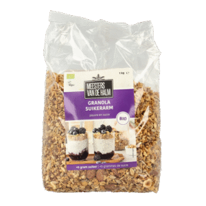 De Halm Granola suikerarm bio