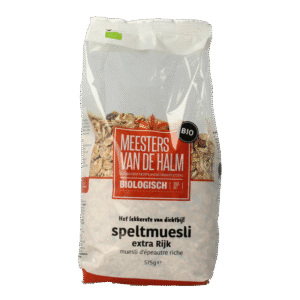 De Halm Muesli spelt extra rijk bio