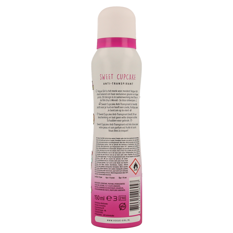 Vogue Girl deodorant sweet cupcake - Afbeelding 2