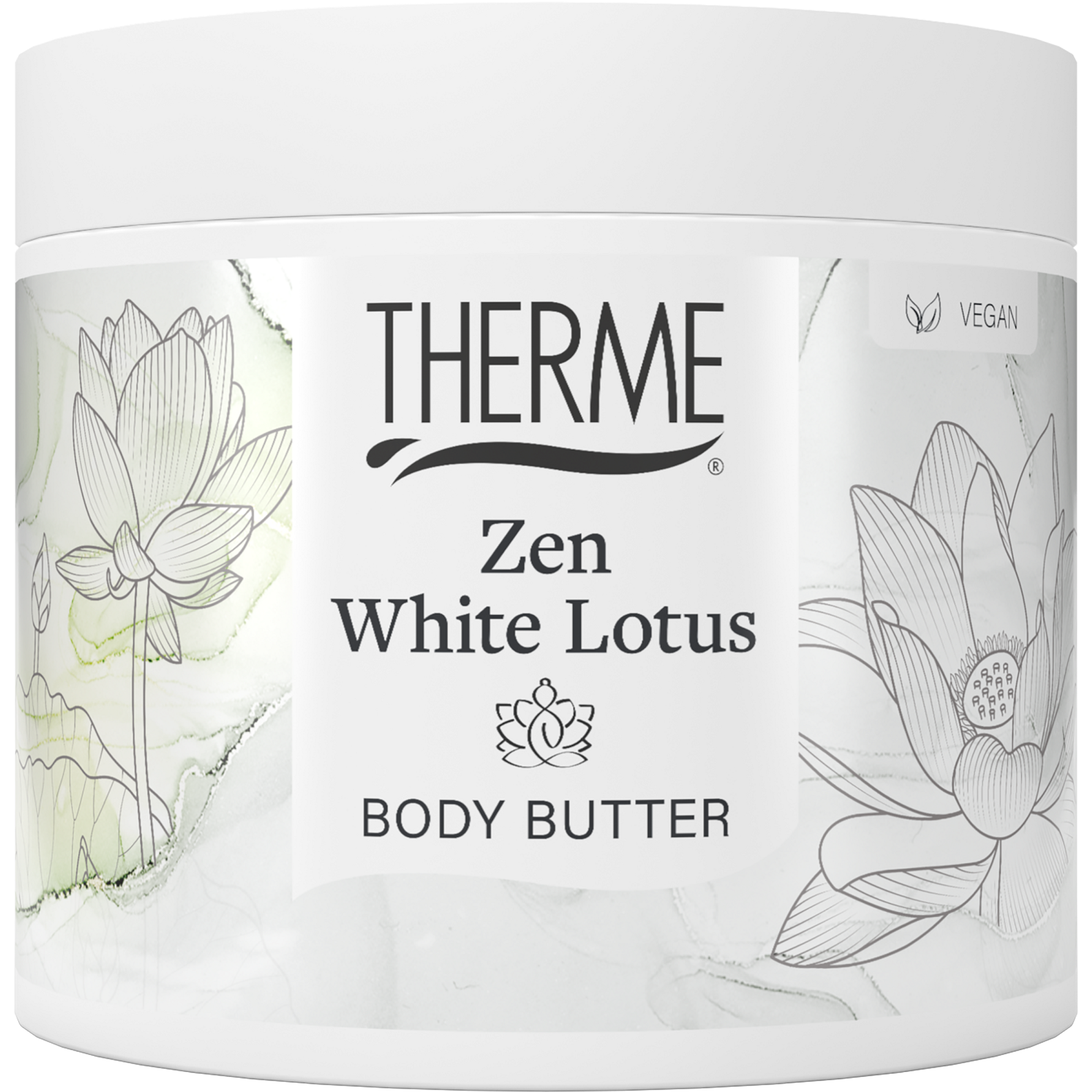 Therme Zen white lotus body butter