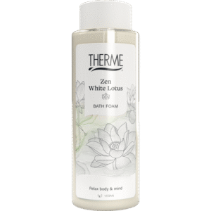 Therme Zen white lotus relaxing bath foam