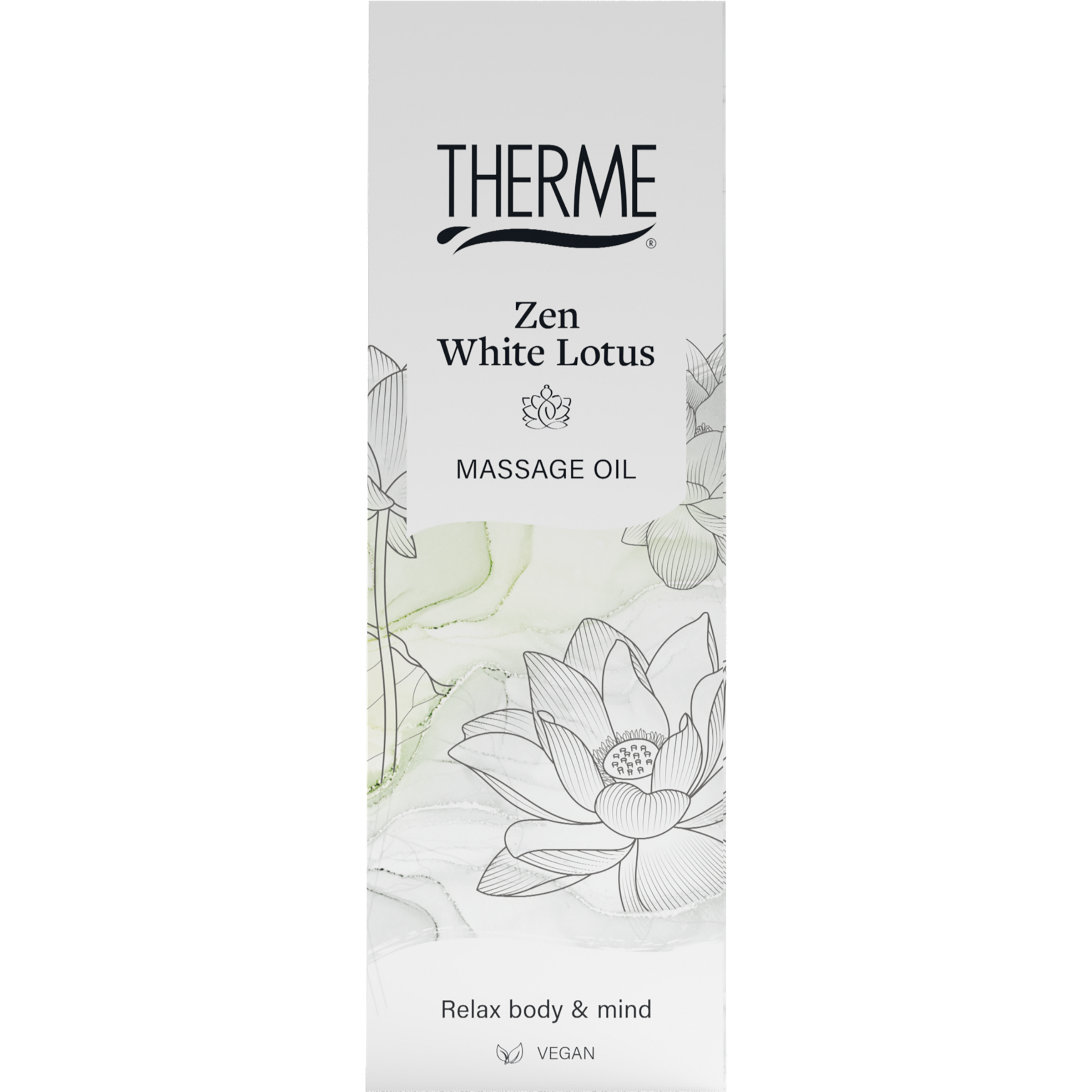 Therme Zen white lotus massage oil
