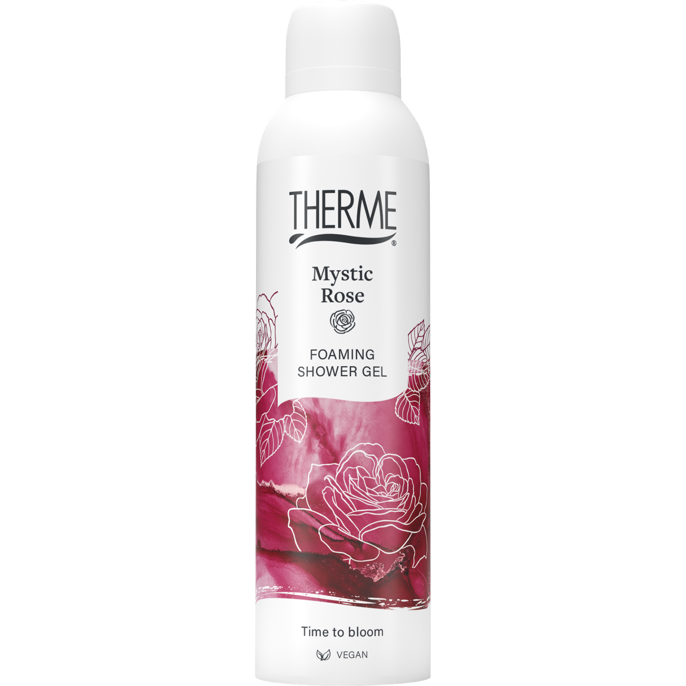 Therme Mystic rose foam showergel