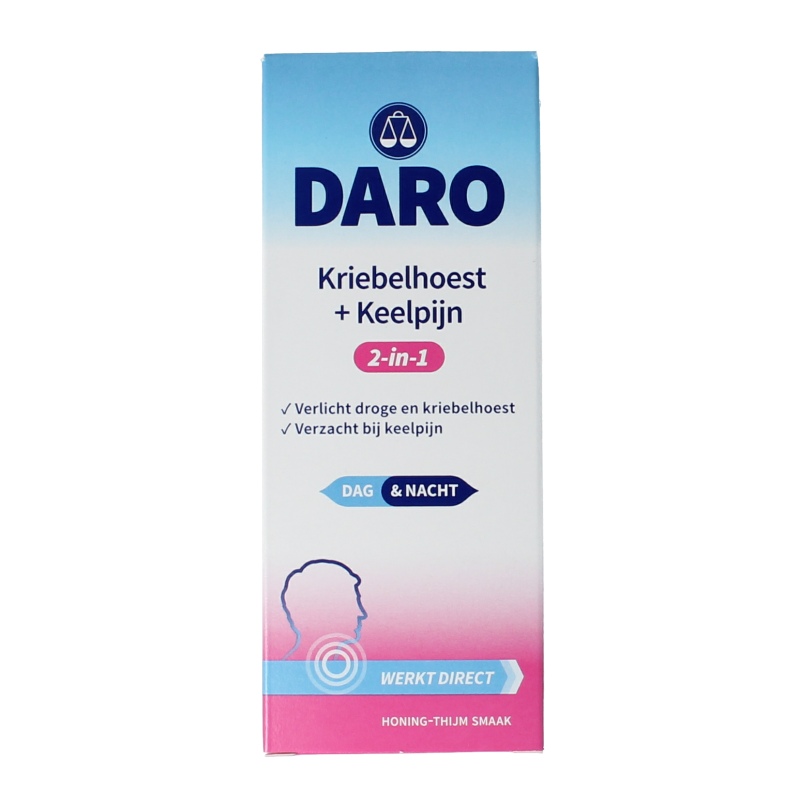 Daro 2 in 1 Kriebelhoest en keelpijn