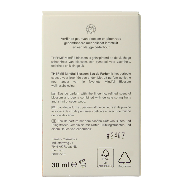 Therme Mindful blossom eau de parfum - Afbeelding 3
