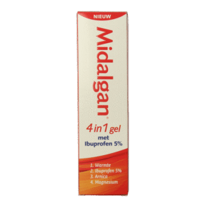 Midalgan 4 in 1 gel + 5% ibuprofen
