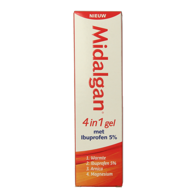 Midalgan 4 in 1 gel + 5% ibuprofen