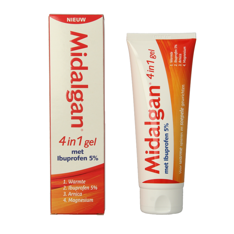 Midalgan 4 in 1 gel + 5% ibuprofen - Afbeelding 2