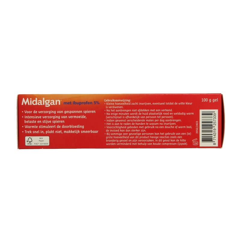 Midalgan 4 in 1 gel + 5% ibuprofen - Afbeelding 3