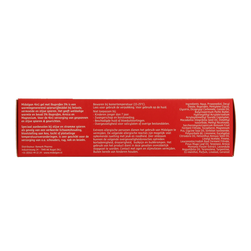 Midalgan 4 in 1 gel + 5% ibuprofen - Afbeelding 5
