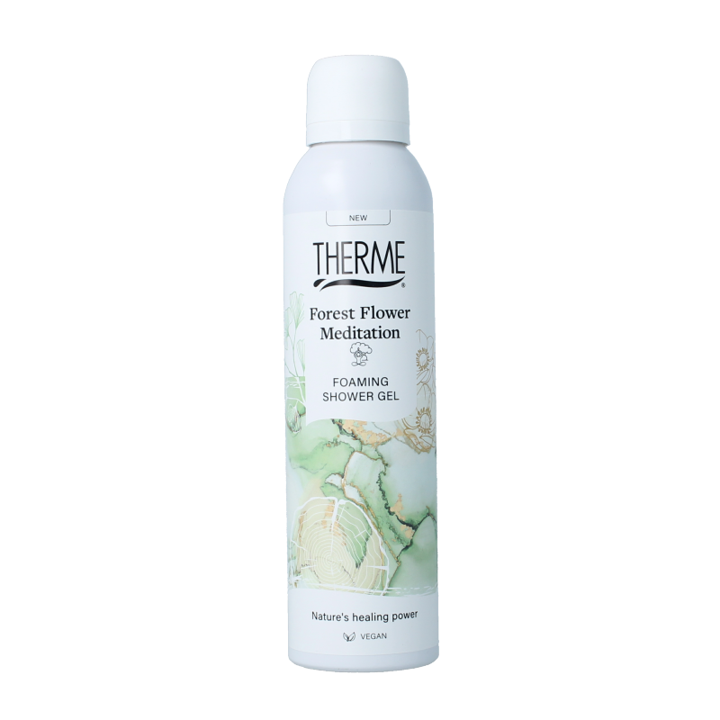 Therme Forest flower meditation foam showergel