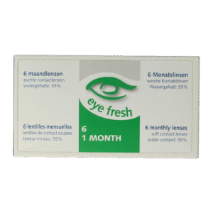 Eyefresh Maandlenzen -6.00