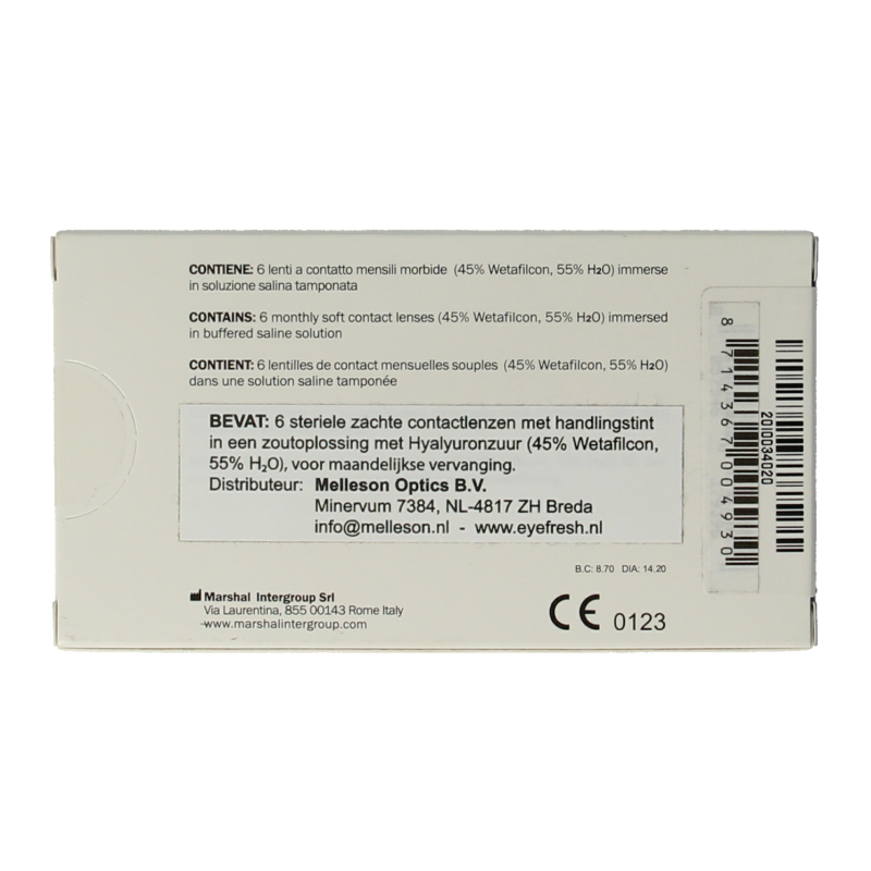 Eyefresh Maandlenzen -6.00 - Afbeelding 3