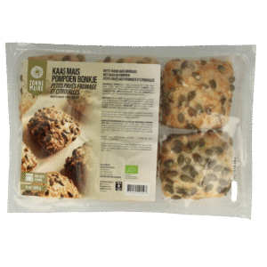 Zonnemaire Kaas mais broodje pompoenpit bio