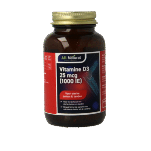All Natural Vitamine D3 25mcg