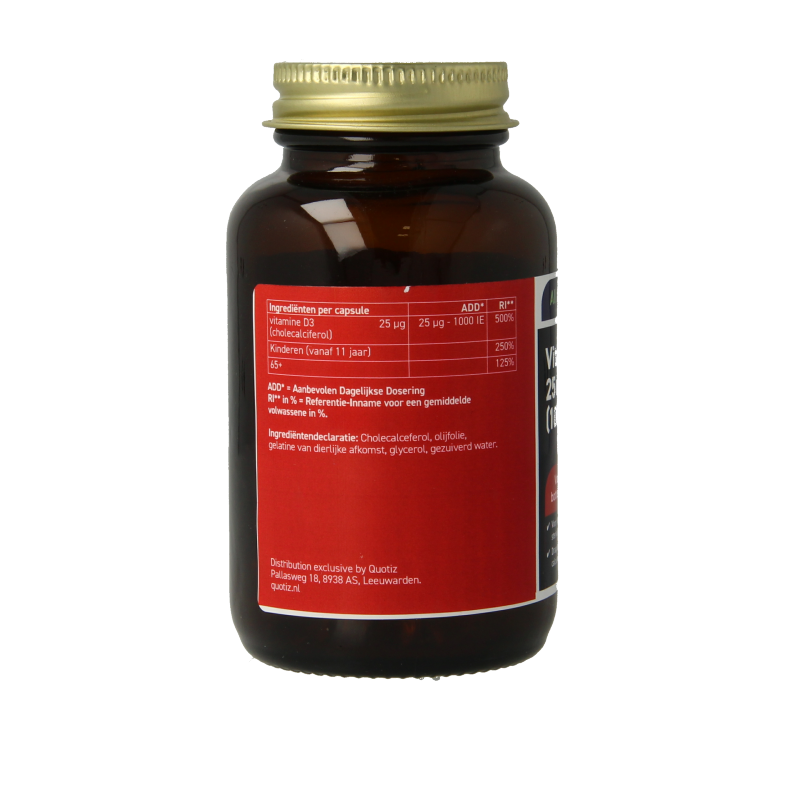 All Natural Vitamine D3 25mcg - Afbeelding 3