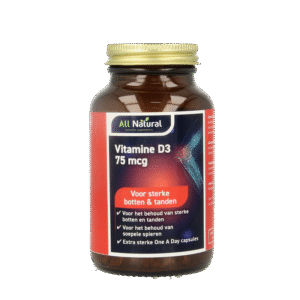 All Natural Vitamine D3 75mcg