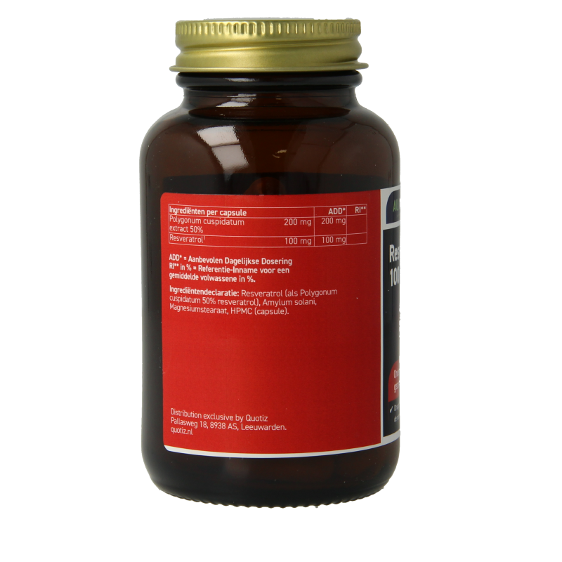 All Natural Resveratrol 100mg - Afbeelding 2