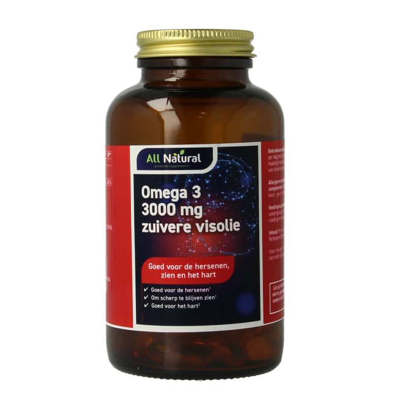 All Natural Omega 3 3000mg zuivere visolie