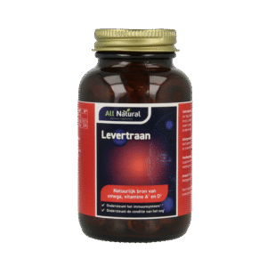 All Natural Levertraan vitamine a & d