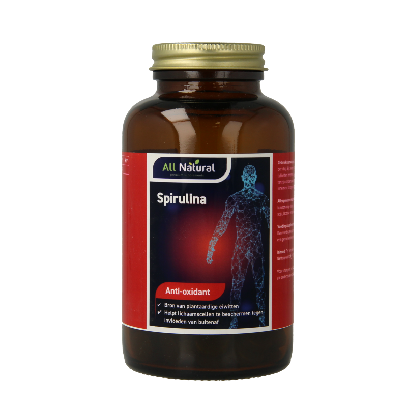 All Natural Spirulina 580mg