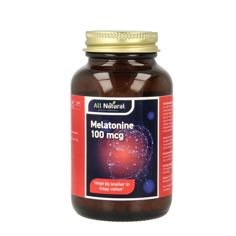 All Natural Melatonine 100mcg