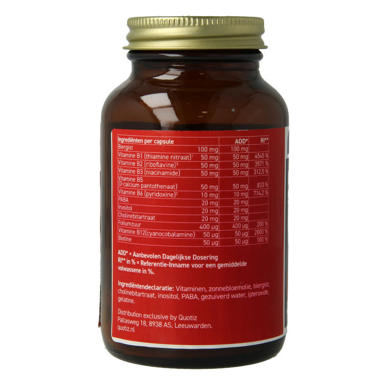 All Natural Vitamine B50 complex - Afbeelding 3
