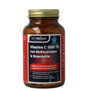 All Natural Vitamine C 1000 met bioflavonoiden & rozenbottel