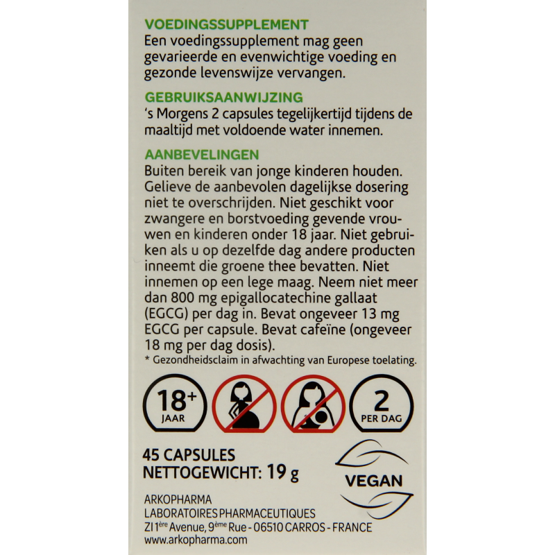 Arkocaps Groene thee bio - Afbeelding 6