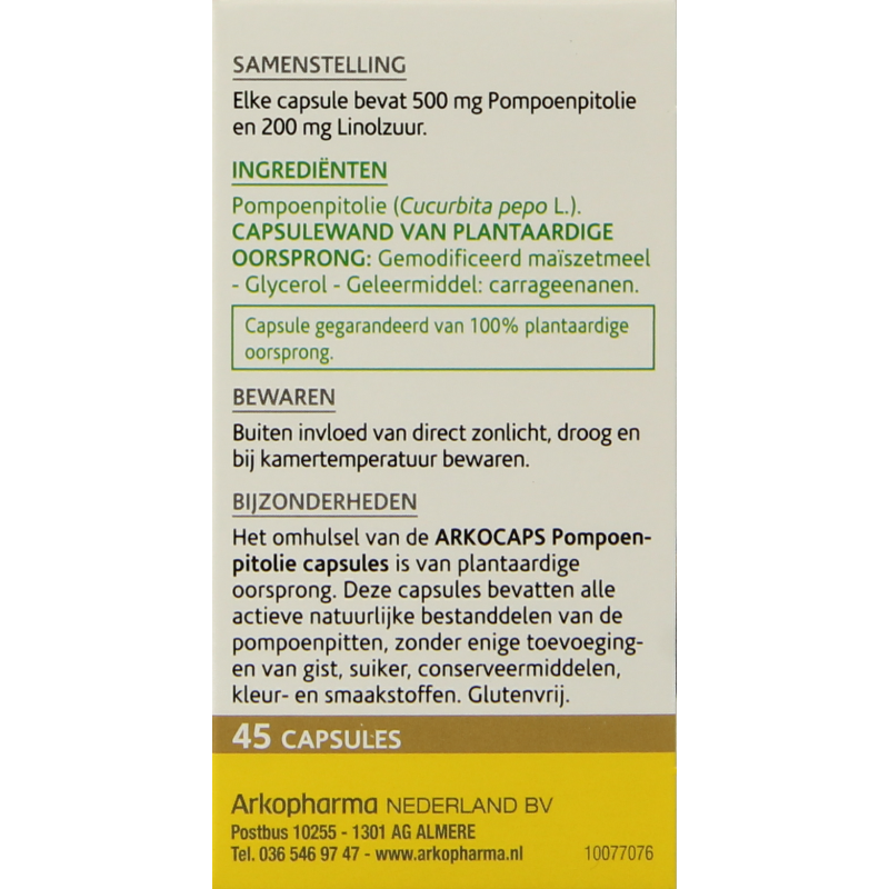 Arkocaps Pompoenpitolie - Afbeelding 5