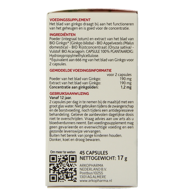 Arkocaps Ginkgo bio - Afbeelding 6