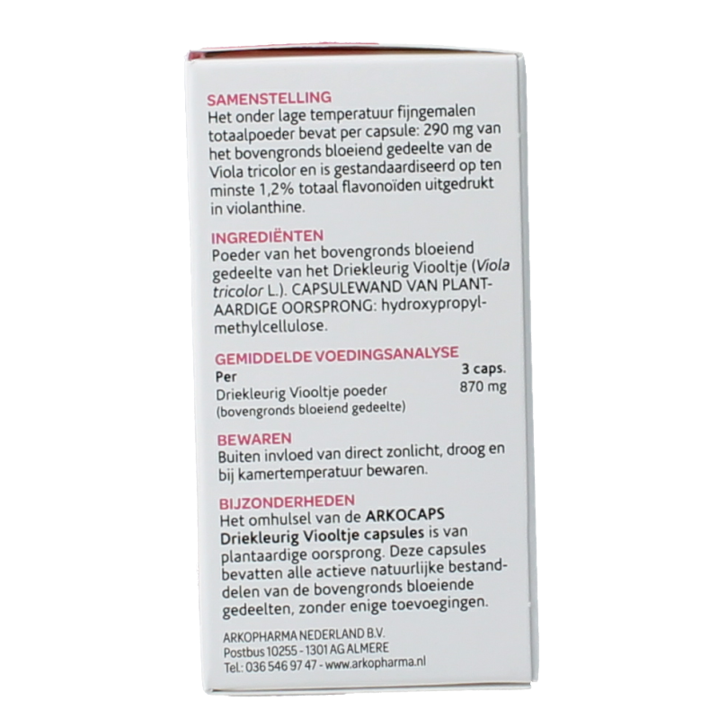 Arkocaps Driekleurig viooltje - Afbeelding 3