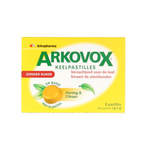 Arkovox Honing citroen keelpastilles