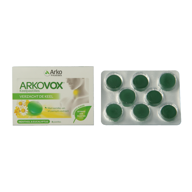 Arkovox Menthol eucalyptus keelpastilles - Afbeelding 2