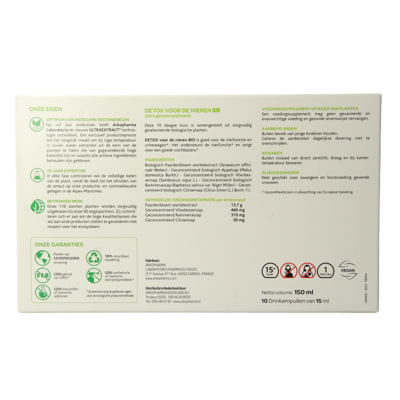 Arkofluids Detox nieren bio - Afbeelding 3