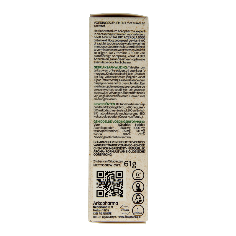 Arkovital Acerola 1000 bio - Afbeelding 3