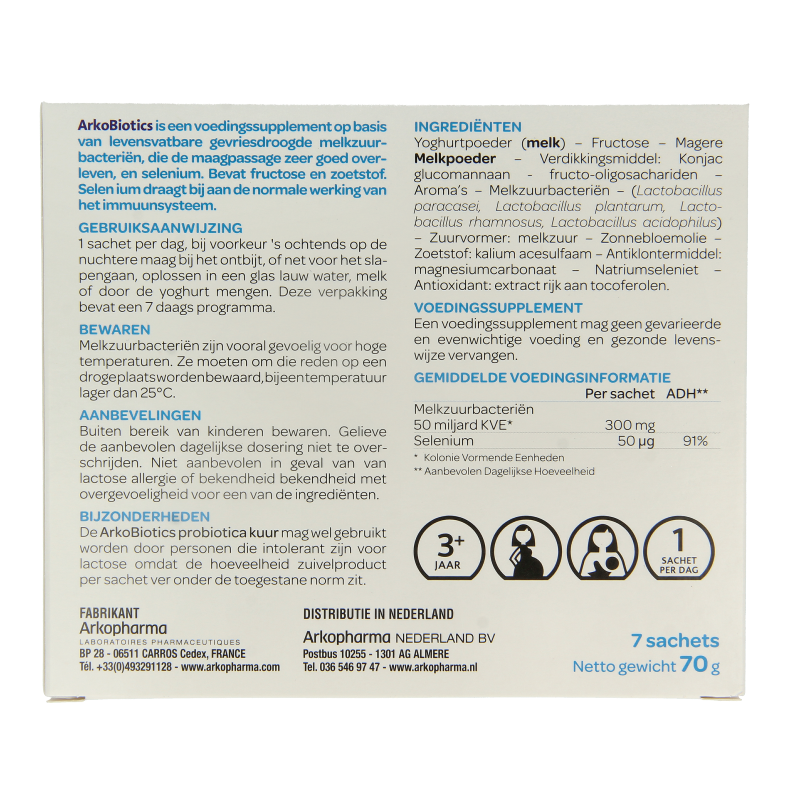 Arkopharma Arkobiotics probiotica kuur - Afbeelding 3