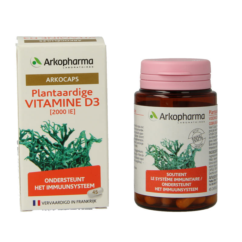 Arkocaps Vitamine D3 2000IE vegan - Afbeelding 2