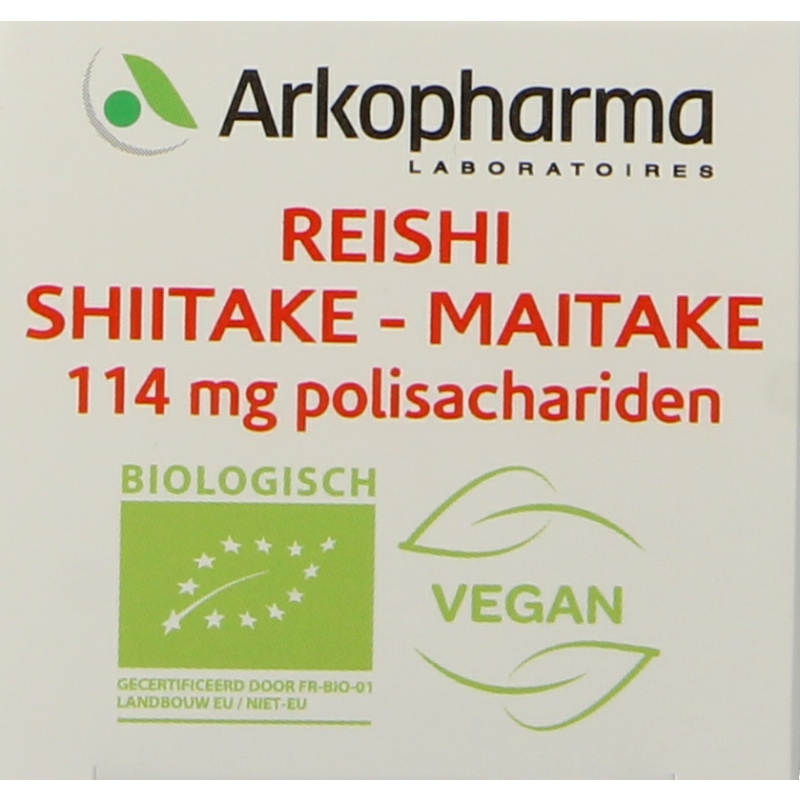 Arkocaps Reishi shiitake maitake bio - Afbeelding 4