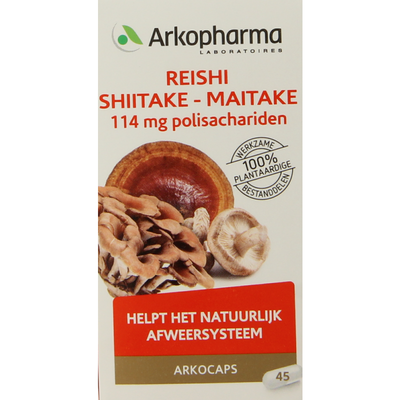 Arkocaps Reishi shiitake maitake bio - Afbeelding 5