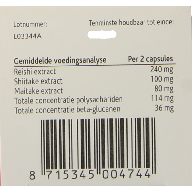 Arkocaps Reishi shiitake maitake bio - Afbeelding 7