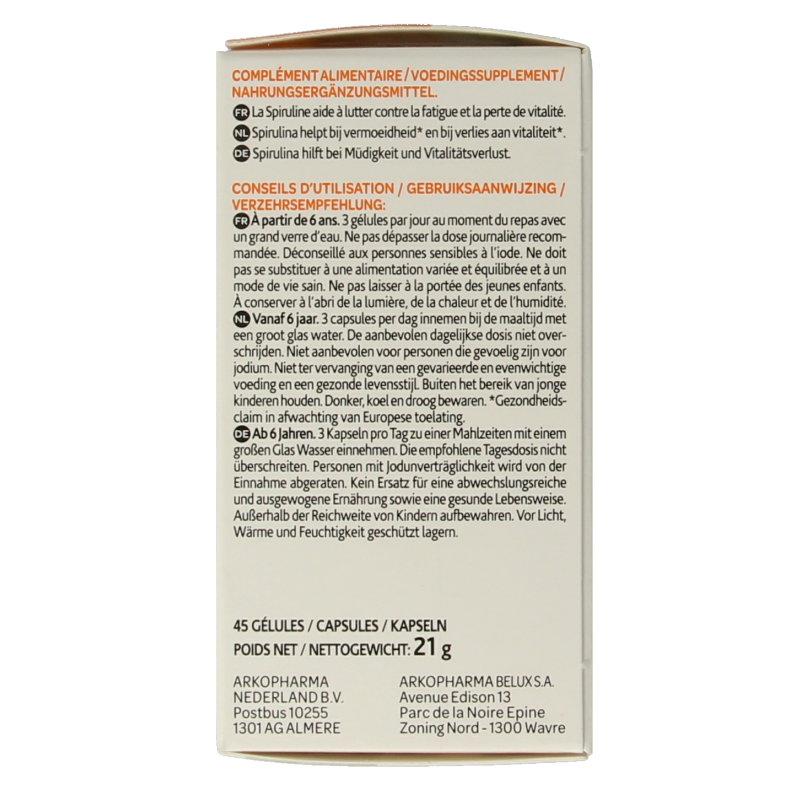 Arkopharma Spirulina bio - Afbeelding 3