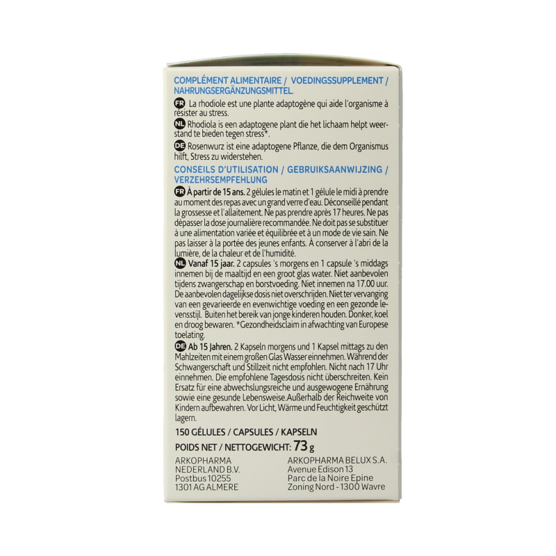Arkocaps Rhodiola bio - Afbeelding 3