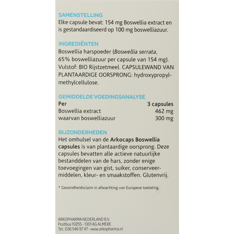 Arkocaps Boswellia - Afbeelding 5