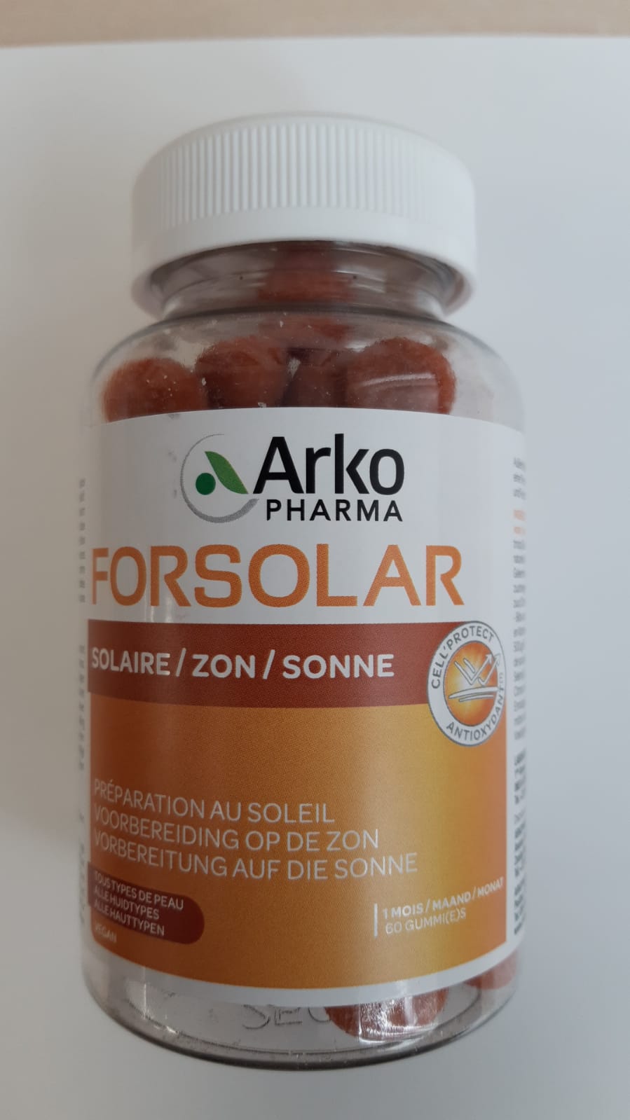 Arkopharma Forsolar zon gummies