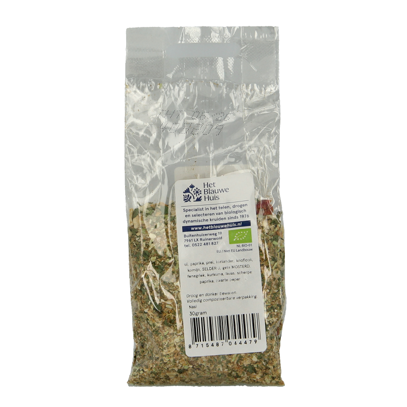 Het Blauwe Huis Nasi kruiden bio - Afbeelding 2