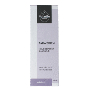 Volatile Tarwekiem koudgeperst basisolie glazen fles